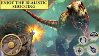 Orman dinozorlar avcısı oyun çekim fps Screen Shot 1