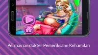 Permainan dokter Pemeriksaan Kehamilan dokter mom Screen Shot 0