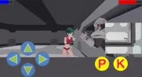 3D Fighting Action Space Girl Screen Shot 3