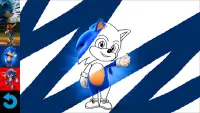 Magic Coloring Sonik Blue Hedgehog 2 Screen Shot 2