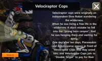 Dino Robot - Velociraptor Cops Screen Shot 0