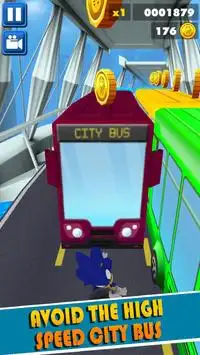 Temple Sonic Subway Rush Screen Shot 1