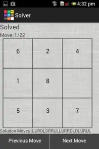 Sliding PUZZLE with Solver   Screen Shot 5