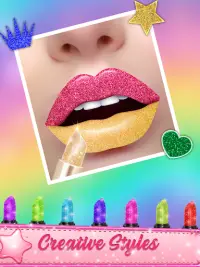 Lip Art Beauty DIY Makeup Game Screen Shot 5