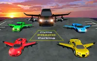 फ्लाइंग कार गेम - प्राडो कार पार्किंग गेम्स 3 डी Screen Shot 4