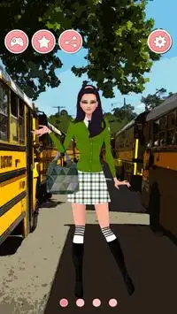 高校ドレスアップゲーム Screen Shot 2