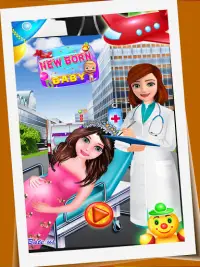 Newborn Baby Mommy Games - Pregnant Mom Simulator Screen Shot 0