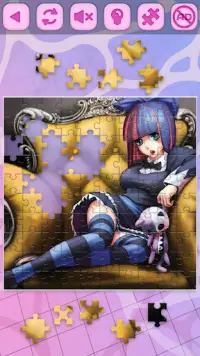 애니메이션 퍼즐 - 소녀 게임 - Puzzles Screen Shot 2