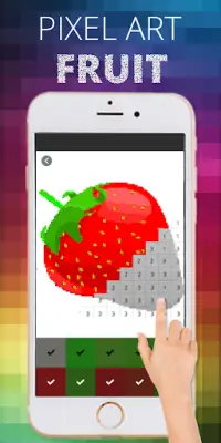 Fruits Pixel Art Coloring By Number Screen Shot 3