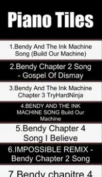 Bendy Ink Machine Piano Tiles Screen Shot 1