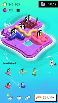 Griddie Islands - Puzzle Merger Idle Adventure Screen Shot 5