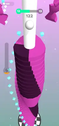 Helix Stack Fall 3D : Relaxing Tower Blaster Screen Shot 1