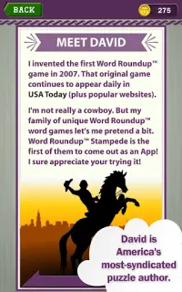 Word Roundup Stampede - Search Screen Shot 9