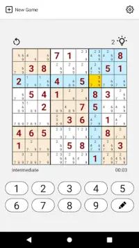 Yes Sudoku - Free Sudoku Puzzles Brain Number Game Screen Shot 2