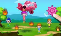Baby Kitty Fireman: Hero Game Screen Shot 2