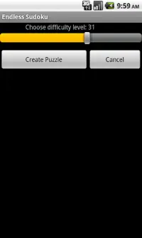 Walang katapusang Sudoku Screen Shot 1