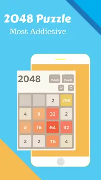 2048 क्लासिक पहेली खेल  5 Screen Shot 0