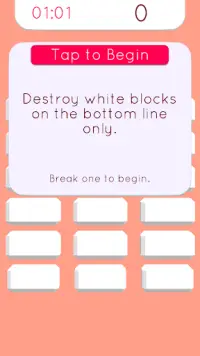 Blocks Race White Tiles Piano Screen Shot 0