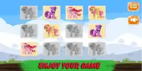 Pinkie Pony little pie - memory game for kids Screen Shot 4
