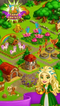 Farm Fantasy: Магическая Ферма и Волшебный Город Screen Shot 1