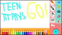 Teen Ten Coloring the Titans Go Adventures Screen Shot 6