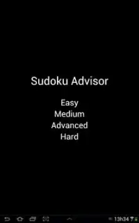 Sudoku Advisor Screen Shot 3
