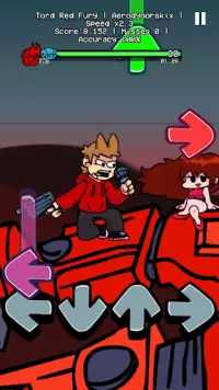 FNF Tord Red Fury Expanded Mod Screen Shot 1