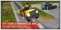 Flying Bus Driver: 3D Simulator Screen Shot 17