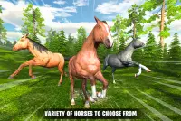 Jungle Horse Family Simulator: Fun Horse Games Screen Shot 4