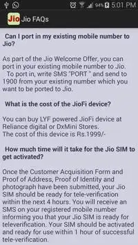 Free SIM For JIO Screen Shot 4
