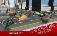 Monster Bear: City Attack Screen Shot 1