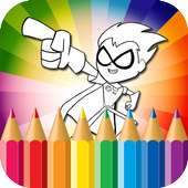 Coloring Pages for Titans Go