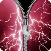 electric fake zipper lock