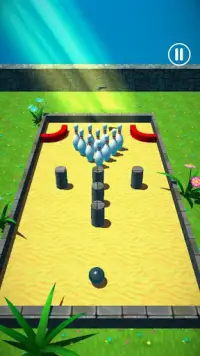 Easy Mini Bowling 3D Screen Shot 0