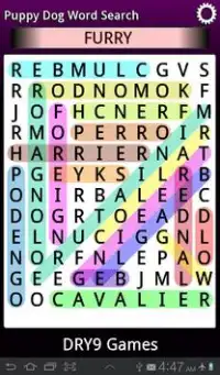 Puppy Dog Word Search Screen Shot 11