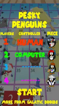 Pesky Penguins, Snakes Ladders Screen Shot 8