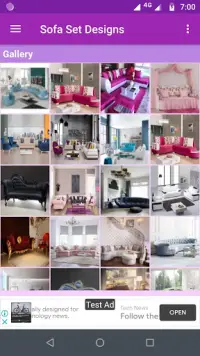 Sofa Set Designs Gallery Screen Shot 1