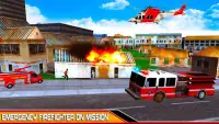 NewYork Rescue Firefighter Emergency truck sim2019 Screen Shot 0
