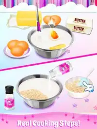 Unicorn Cupcake Cones - Cooking Games for Girls Screen Shot 2