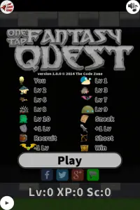 One Tap Fantasy Quest Free Screen Shot 0