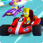 Kart Simpsons Ultimate hustling