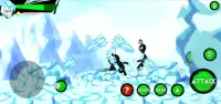 Super Boy Ultimate Alien Diamond Ice power freeze Screen Shot 2