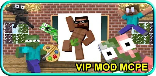 Monster School Craft Mod For Minecraft Pe Playyah Com Free Games To Play