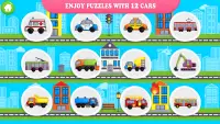 Car Puzzles for Kids Screen Shot 1