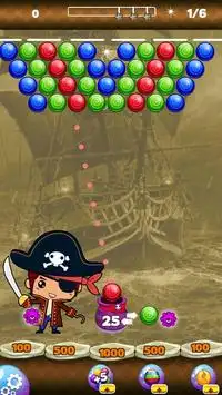 Tesouro pirata: Bubble Shooter Screen Shot 1