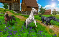Wild horse family simulator 3D Screen Shot 0