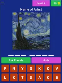 Art Quiz (Painter Quiz) Screen Shot 11