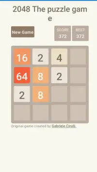 2048 : The Number Puzzle Game Screen Shot 1