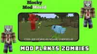 Mod Plants vs. Zombies [For MCPE] Screen Shot 0