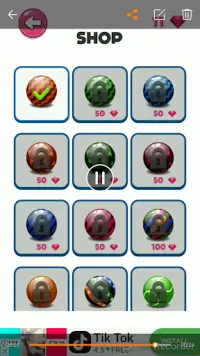 Penggulingan Bola Gelisah - Jumpy Ball Rolling Screen Shot 4